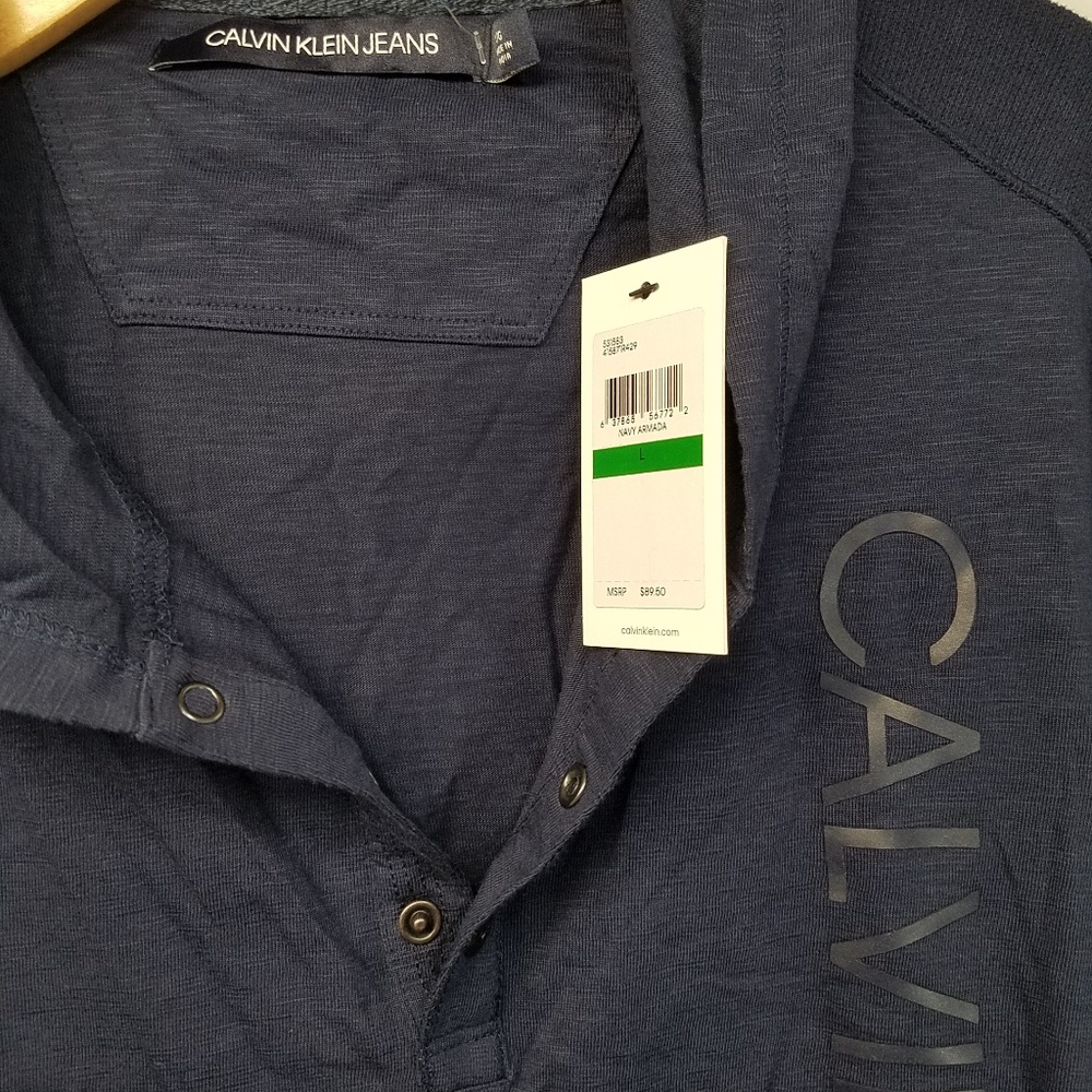 Womens Calvin Klein Jeans Shirt New Sz L New - Picture 4 of 5